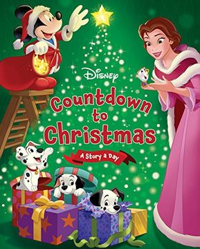 portada Disney's Countdown to Christmas: A Story a Day (en Inglés)