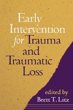portada early intervention for trauma and traumatic loss (in English)