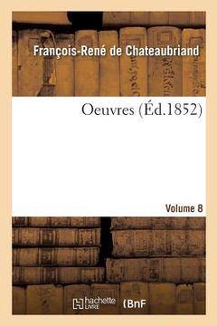 portada Oeuvres. Volume 8 (en Francés)