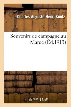 portada Souvenirs de Campagne Au Maroc (Sciences sociales)