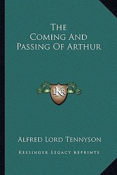 portada the coming and passing of arthur (in English)