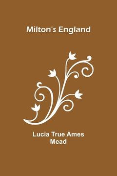 portada Milton's England (en Inglés)