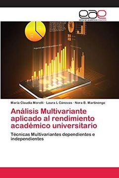 portada Análisis Multivariante Aplicado al Rendimiento Académico Universitario