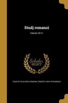 portada Studj romanzi; Volume 10-11 (in Italian)