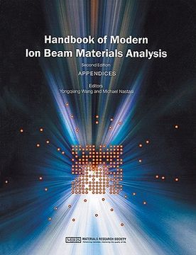 portada handbook of modern ion beam materials analysis (en Inglés)