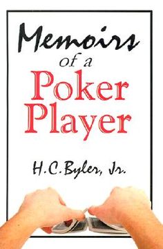 portada memoirs of a poker player (en Inglés)