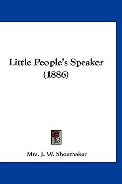 portada little people's speaker (1886) (en Inglés)