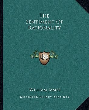 portada the sentiment of rationality (en Inglés)