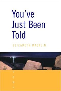 portada you've just been told: poems (in English)