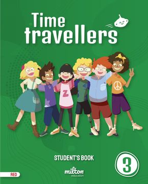 portada Time Travellers 3 red Student's Book English 3 Primaria (in English)