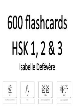 portada 600 flashcards HSK 1, 2 & 3 (en Inglés)