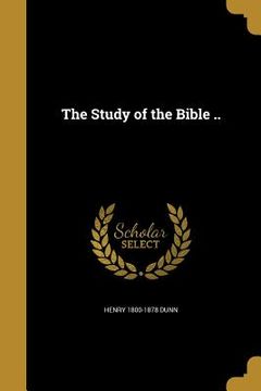 portada The Study of the Bible ..