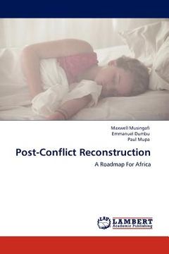portada post-conflict reconstruction (en Inglés)