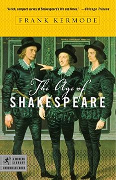 portada The age of Shakespeare (Modern Library Chronicles) (en Inglés)