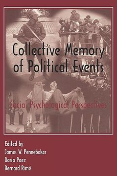 portada collective memory of political events: social psychological perspectives (en Inglés)