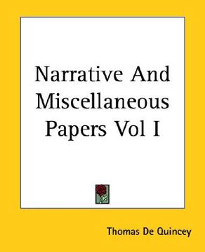 portada narrative and miscellaneous papers vol i (en Inglés)
