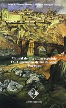portada Generacion de fin de Siglo: Prosistas  Manual Literatura Española Volumen 9