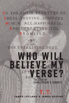portada Who Will Believe my Verse? The Code in Shakespeare's Sonnets 