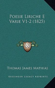 portada poesie liriche e varie v1-2 (1825) (in English)