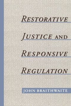 portada Restorative Justice & Responsive Regulation (Studies in Crime and Public Policy) (in English)