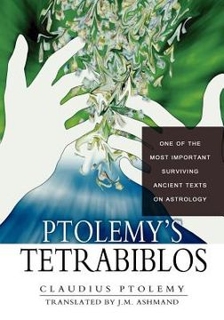portada ptolemy's tetrabiblos (en Inglés)
