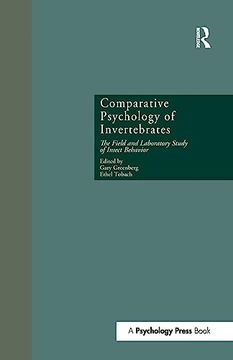 portada Comparative Psychology of Invertebrates: The Field and Laboratory Study of Insect Behavior (Research in Developmental and Comparative Psychology) (en Inglés)