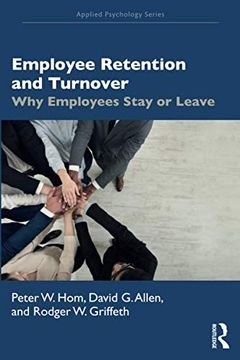 portada Employee Retention and Turnover (Applied Psychology Series) (en Inglés)