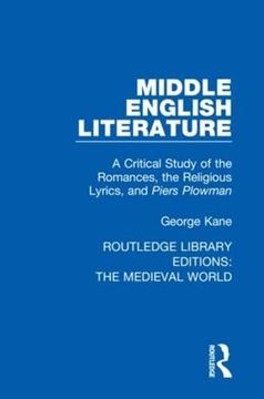 portada Middle English Literature (en Inglés)