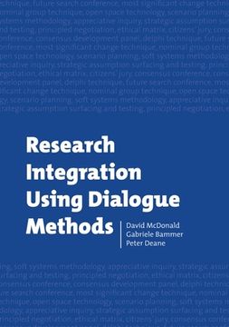 portada Research Integration Using Dialogue Methods (en Inglés)