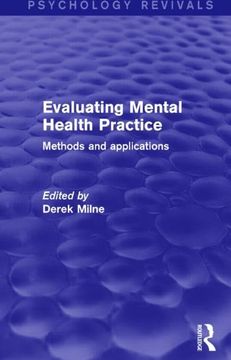 portada Evaluating Mental Health Practice: Methods and Applications (in English)