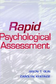 portada rapid psychological assessment (in English)