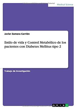 portada Estilo de Vida y Control Metabólico de los Pacientes con Diabetes Mellitus Tipo 2 (in Spanish)
