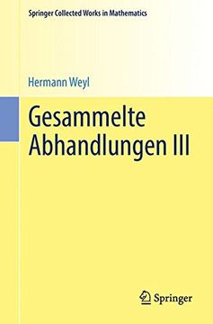 portada Gesammelte Abhandlungen iii (en Alemán)