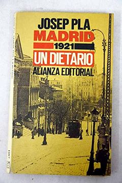 portada Madrid, 1921, un Dietario