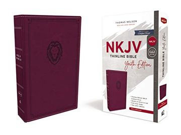 portada Nkjv, Thinline Bible Youth Edition, Leathersoft, Purple, red Letter Edition, Comfort Print: Holy Bible, new King James Version (in English)
