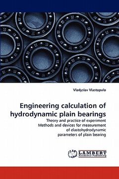 portada engineering calculation of hydrodynamic plain bearings (en Inglés)