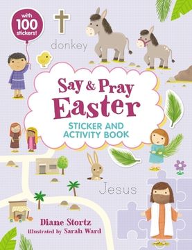 portada Say and Pray Bible Easter Sticker and Activity Book (en Inglés)