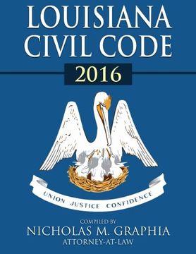 portada Louisiana Civil Code 2016 (Codes of Louisiana)