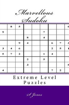 portada Marvellous Sudoku: Extreme Level Puzzles (en Inglés)
