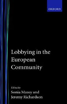 portada lobbying in the european community (en Inglés)
