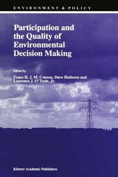 portada participation and the quality of environmental decision making (in English)