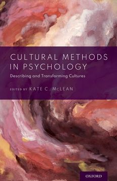 portada Cultural Methods in Psychology: Describing and Transforming Cultures (en Inglés)