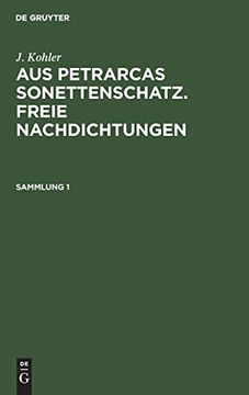 portada Aus Petrarcas Sonettenschatz: Freie Nachdichtungen (en Alemán)