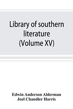 portada Library of Southern Literature (Volume xv) (in English)
