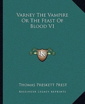 portada varney the vampire or the feast of blood v1