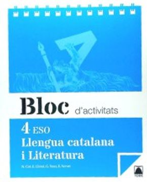 portada Bloc d'activitats. Llengua catalana i literatura 4 ESO