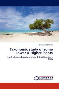 portada taxonomic study of some lower & higher plants (in English)