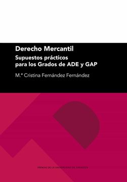 portada Derecho Mercantil: Supuestos Prácticos Para los Grados de ade y gap (in Spanish)
