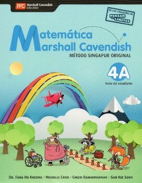 portada Matemática Marshall Cavendish 4º Básico (Tomos 4a, 4b, 4c y 4d)