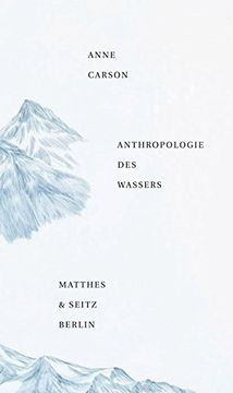 portada Anthropologie des Wassers (en Alemán)